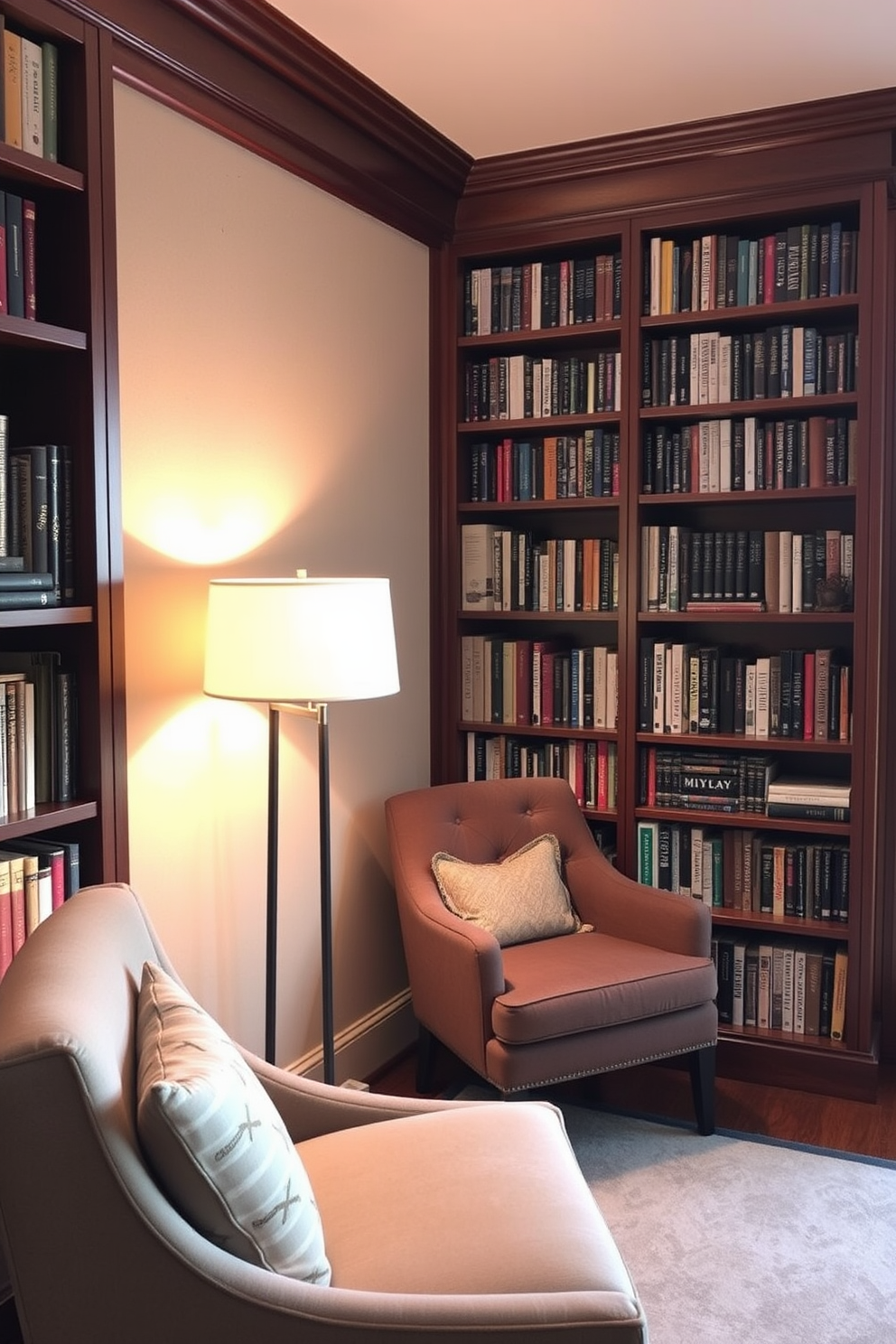 Small Home Library Design Ideas 14