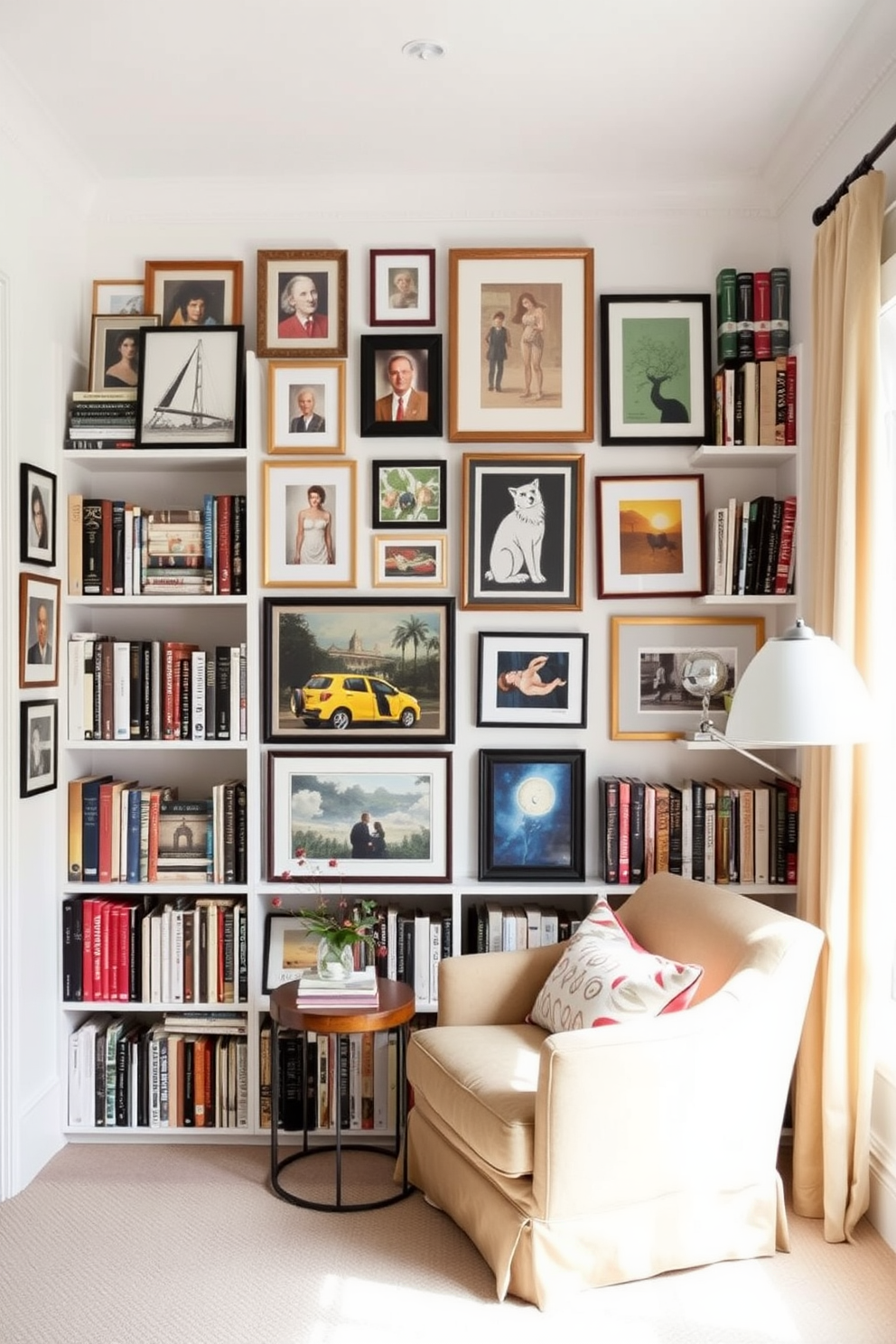 Small Home Library Design Ideas 18