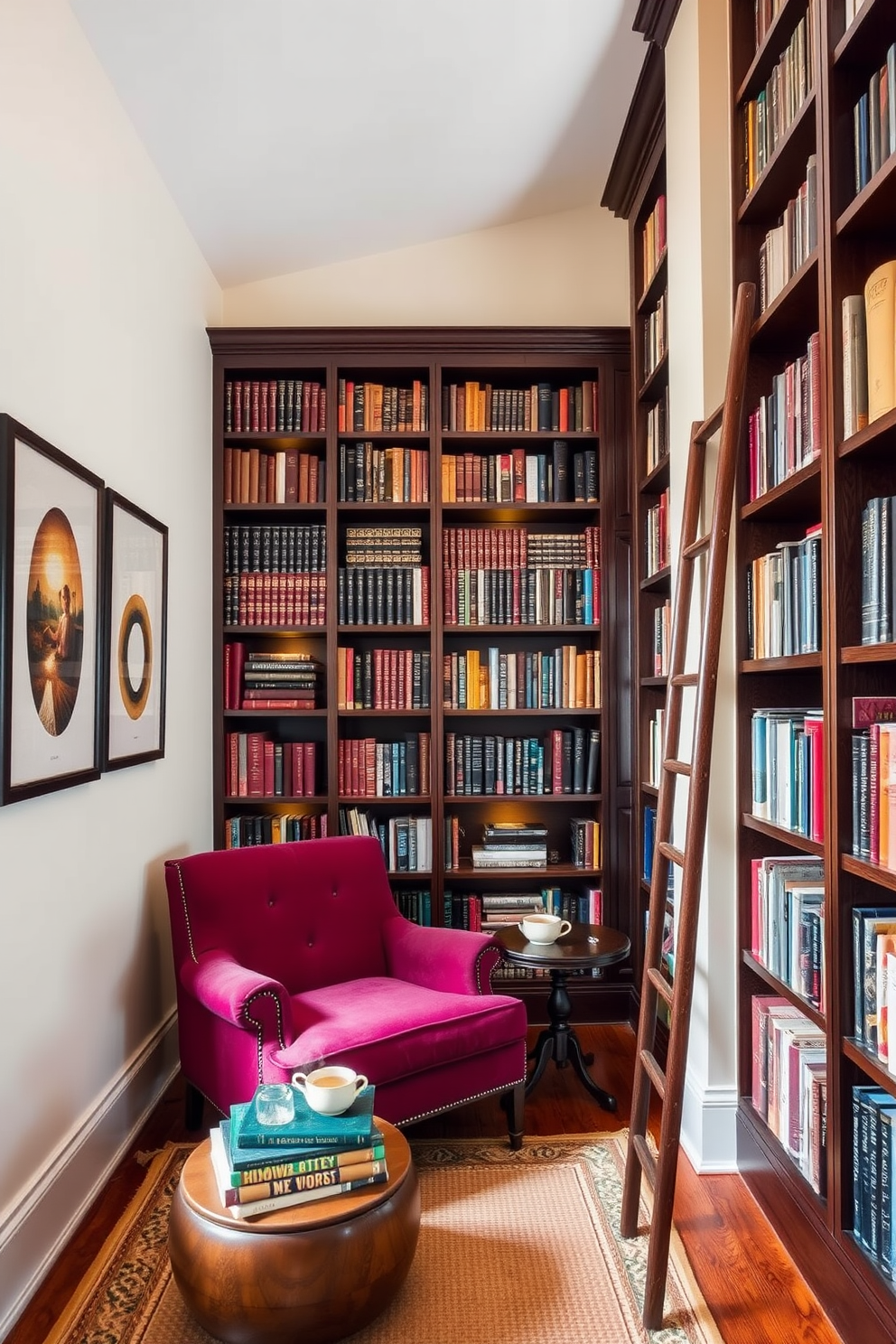 Small Home Library Design Ideas 19