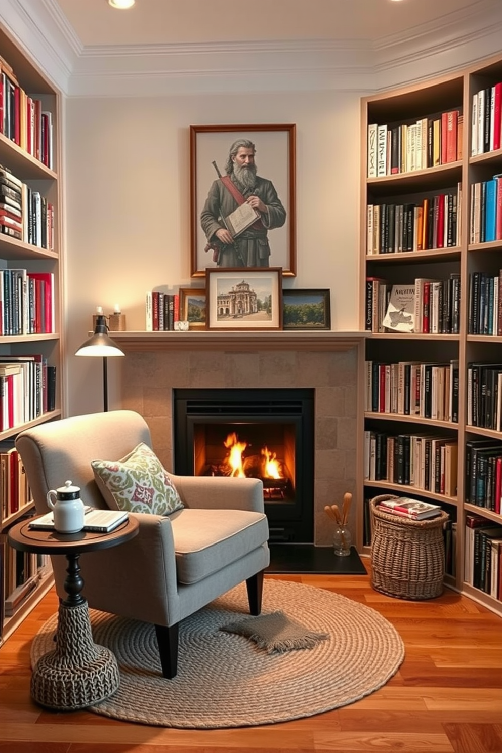 Small Home Library Design Ideas 26