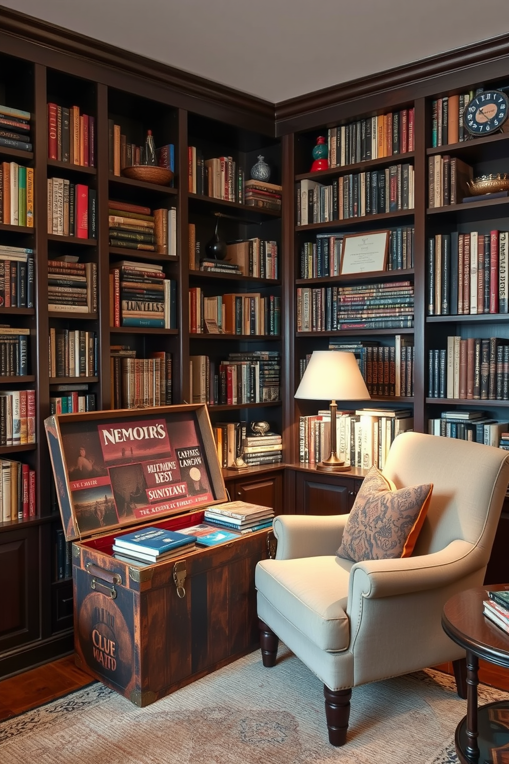 Small Home Library Design Ideas 28