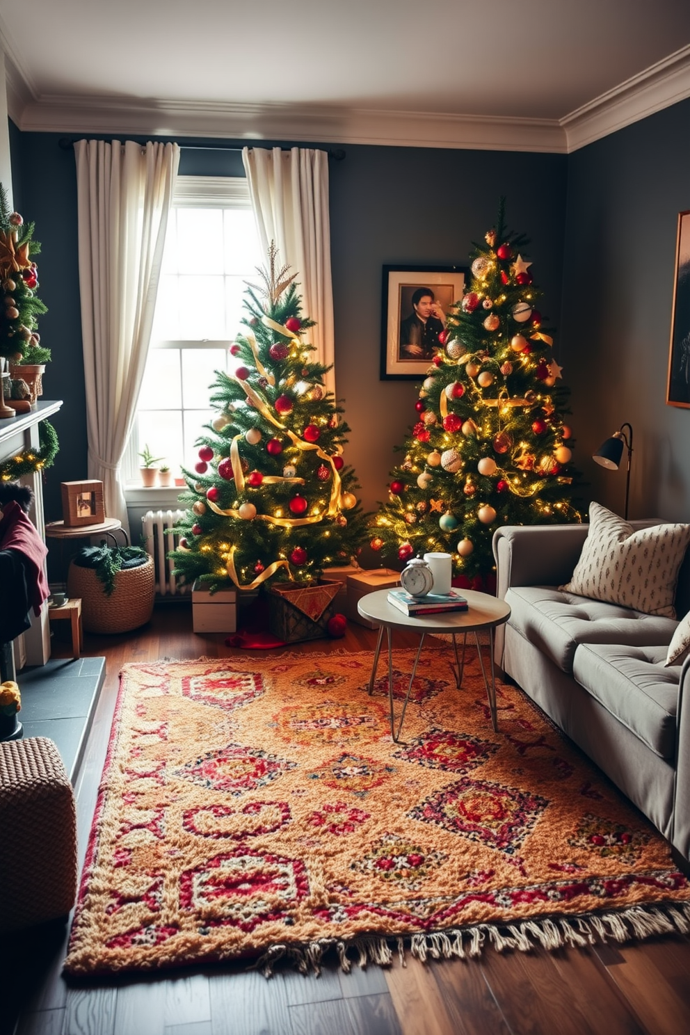 Small Living Room Christmas Decorating Ideas 14