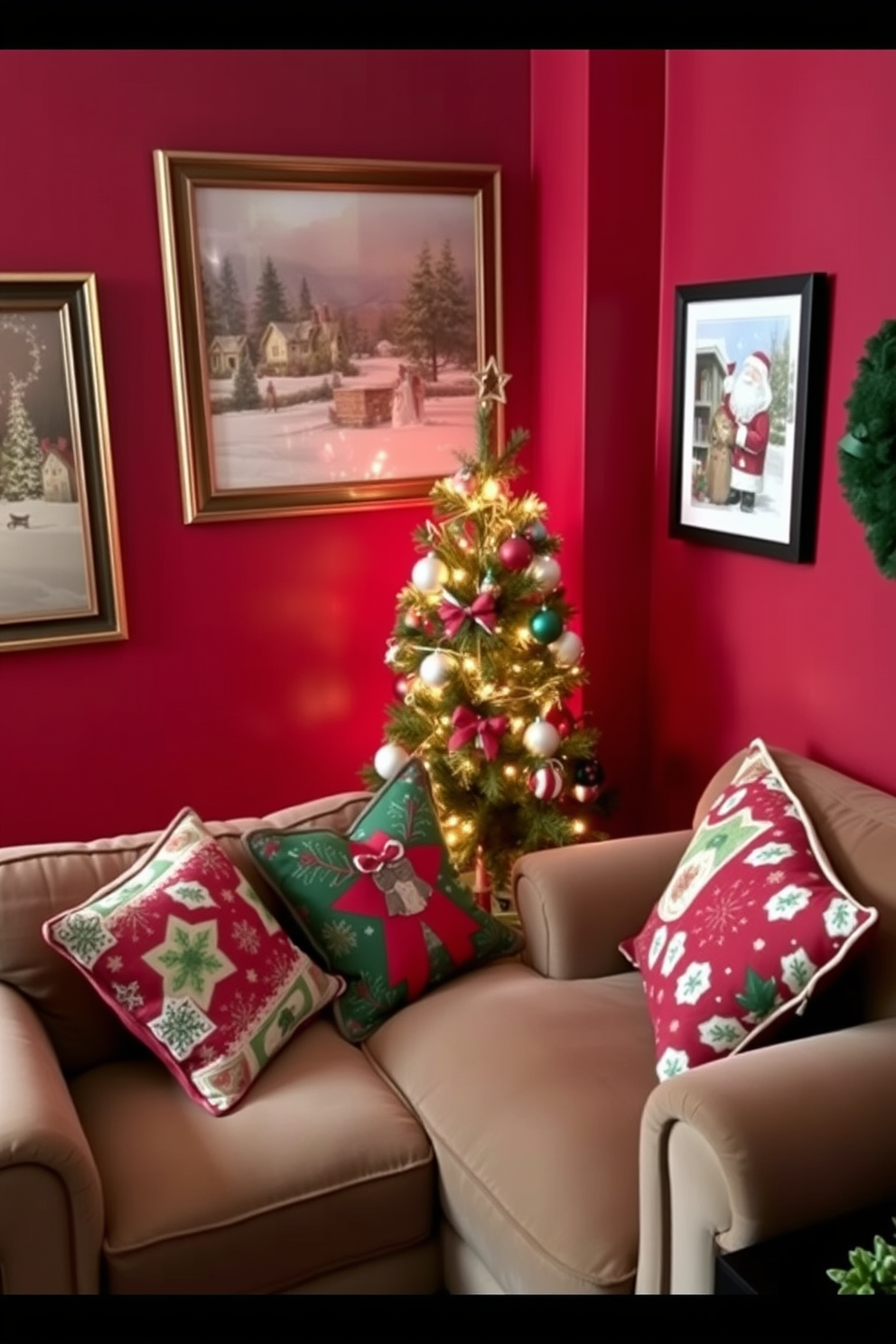 Small Living Room Christmas Decorating Ideas 16