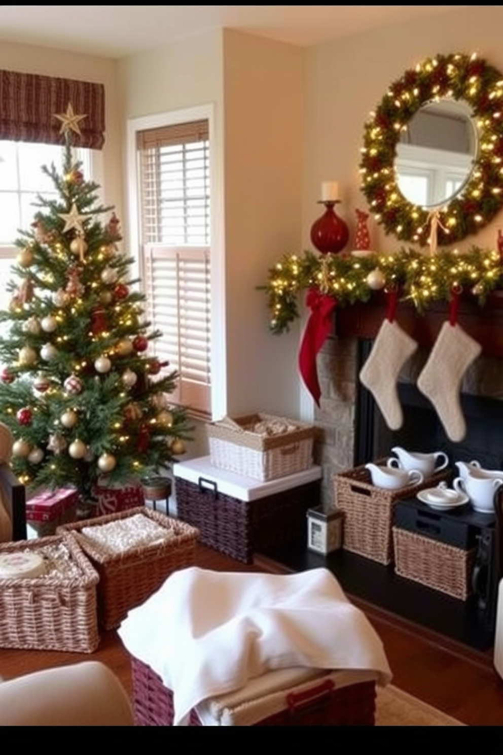 Small Living Room Christmas Decorating Ideas 18