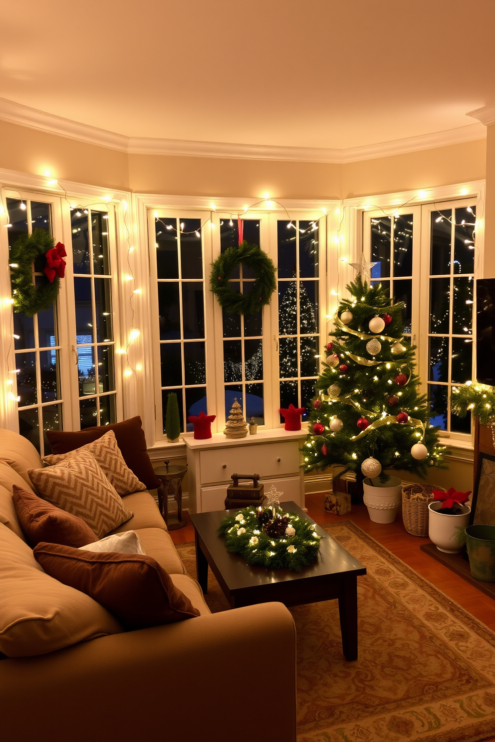 Small Living Room Christmas Decorating Ideas 20