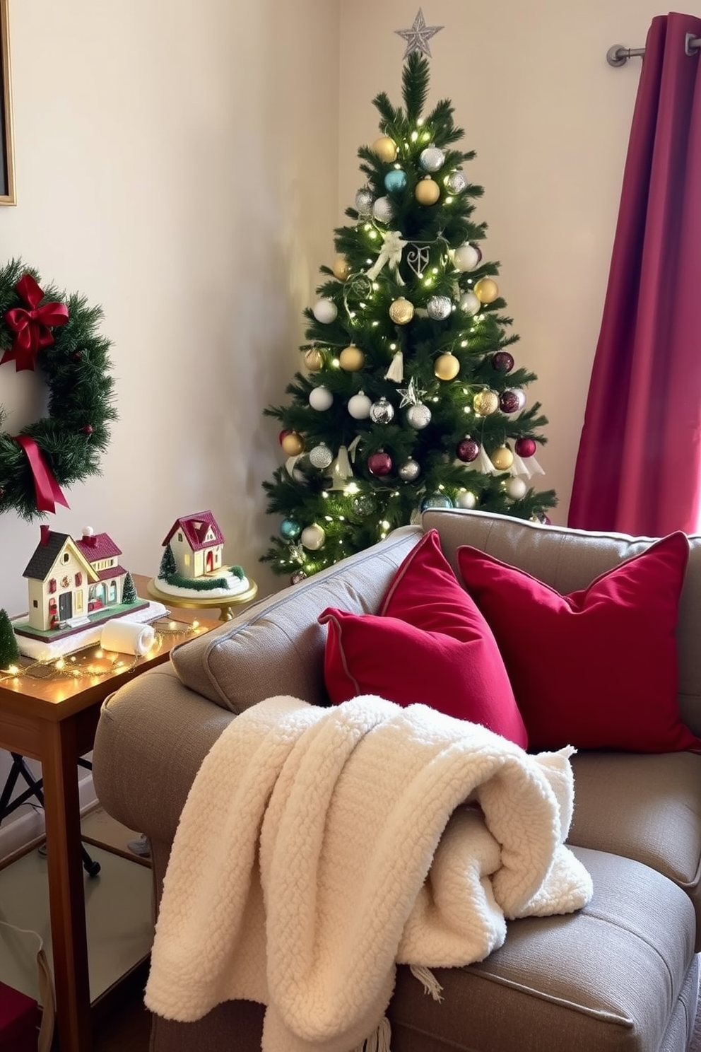 Small Living Room Christmas Decorating Ideas 23