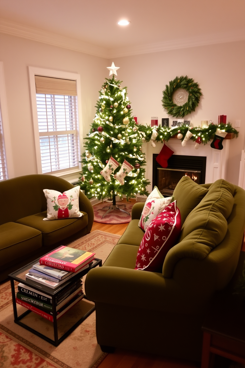 Small Living Room Christmas Decorating Ideas 29