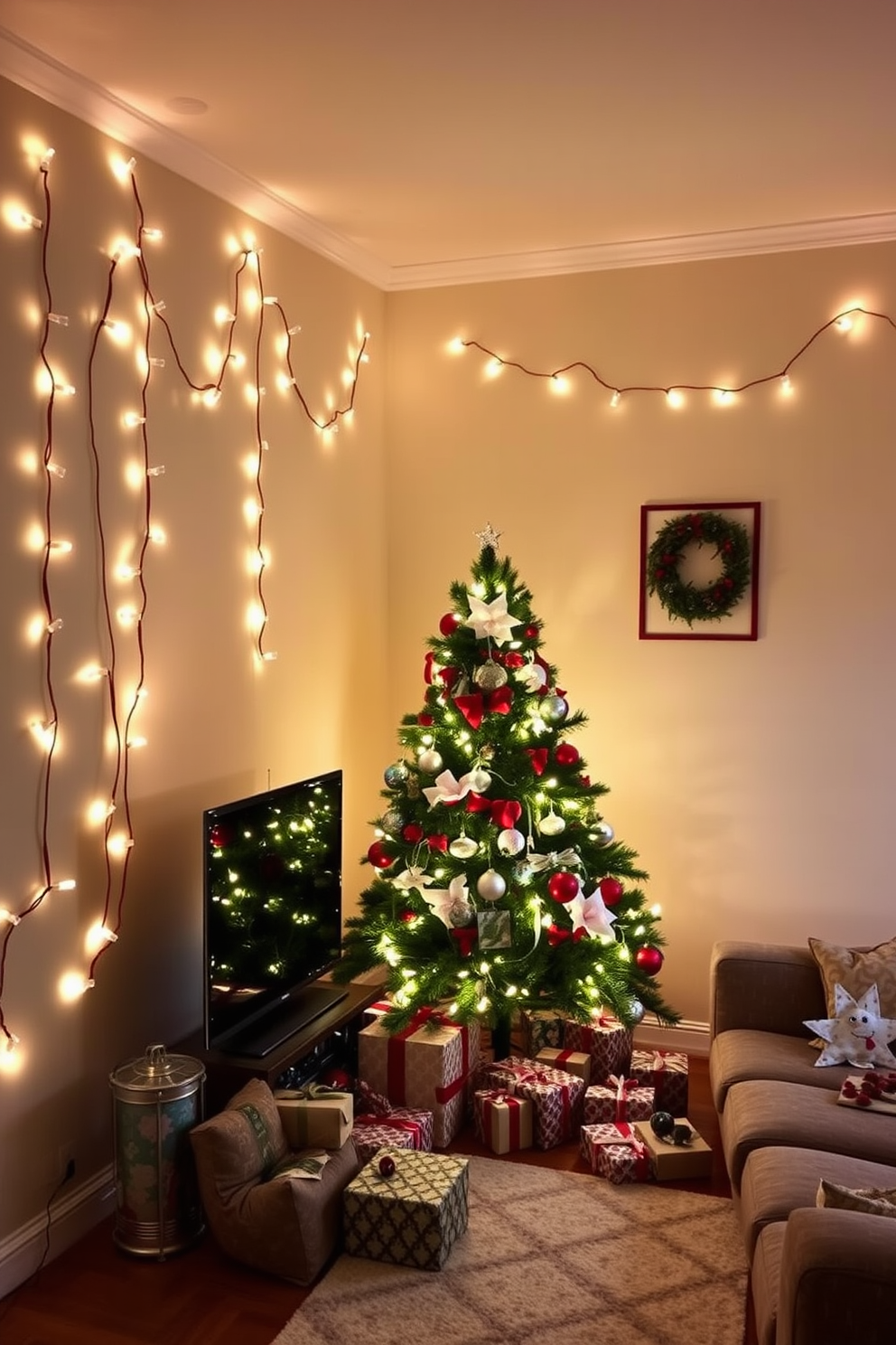 Small Living Room Christmas Decorating Ideas 3