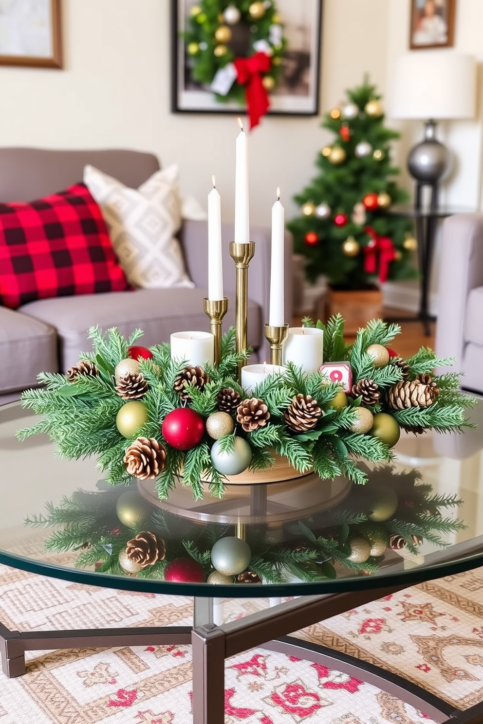 Small Living Room Christmas Decorating Ideas 4