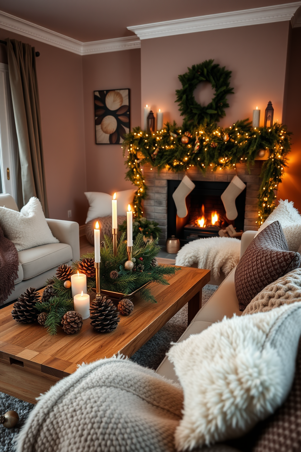 Small Living Room Christmas Decorating Ideas 5