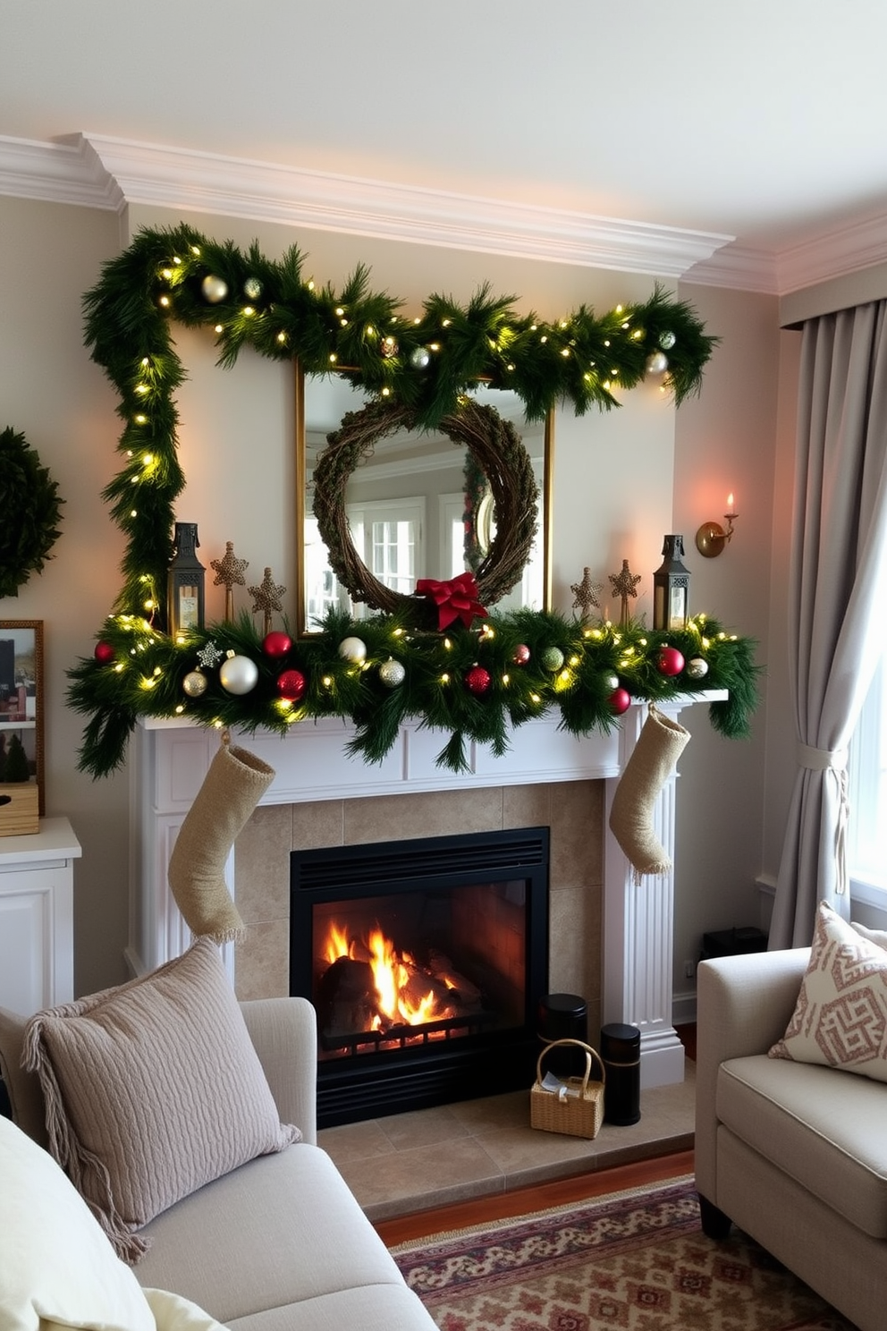 Small Living Room Christmas Decorating Ideas 6