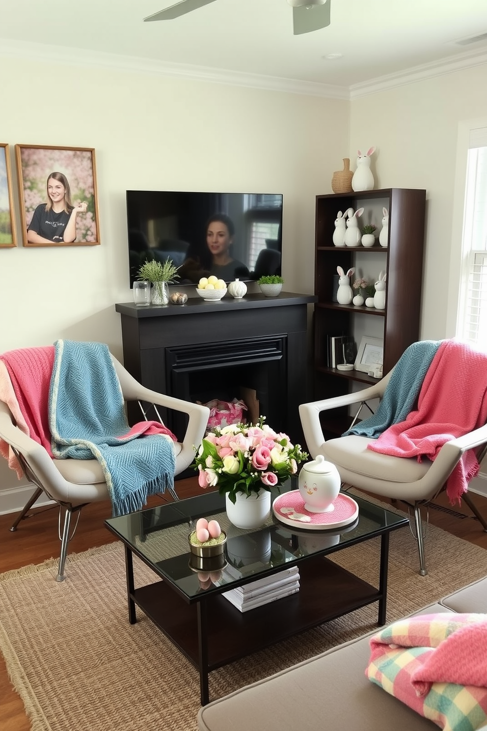 Small Living Room Easter Decorating Ideas 12