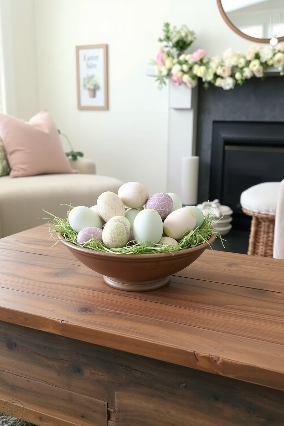 Small Living Room Easter Decorating Ideas 4