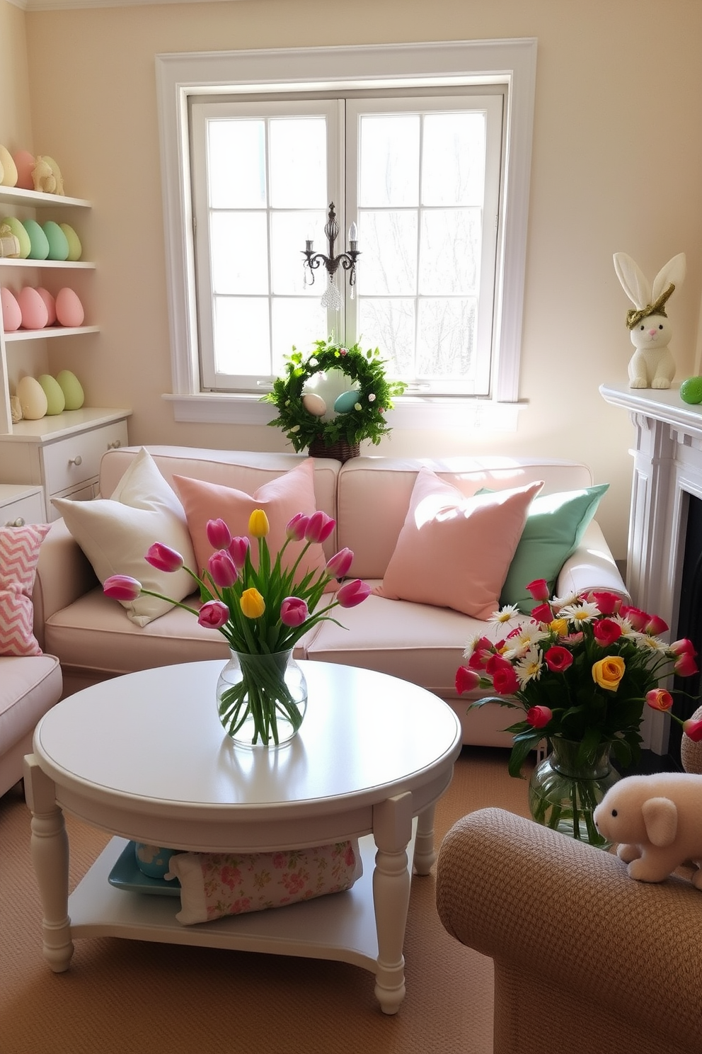 Small Living Room Easter Decorating Ideas 5