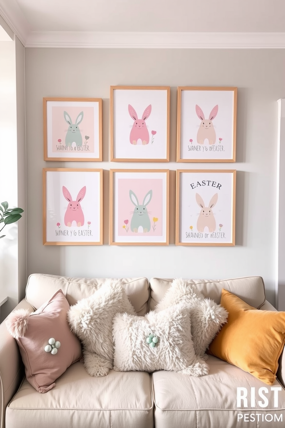 Small Living Room Easter Decorating Ideas 9