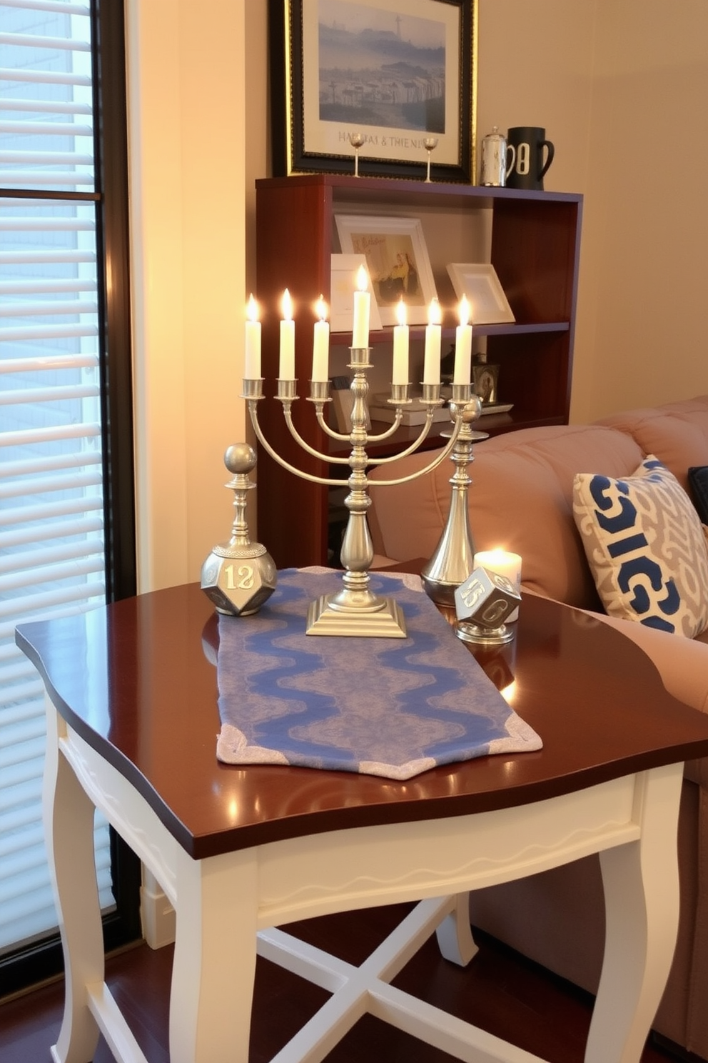 Small Living Room Hanukkah Decorating Ideas 28