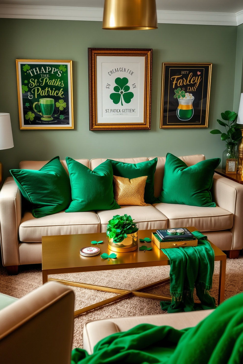 Small Living Room St Patricks Day Decorating Ideas 5