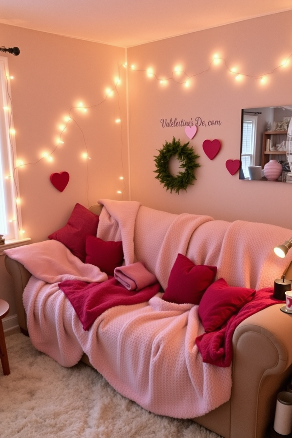 Small Living Room Valentines Day Decorating Ideas 11