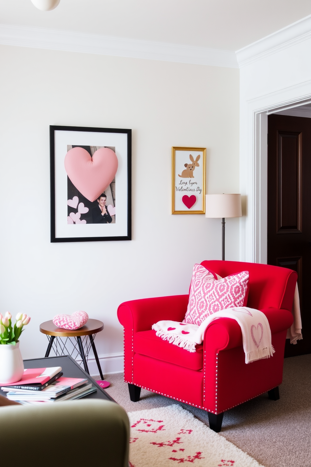 Small Living Room Valentines Day Decorating Ideas 21