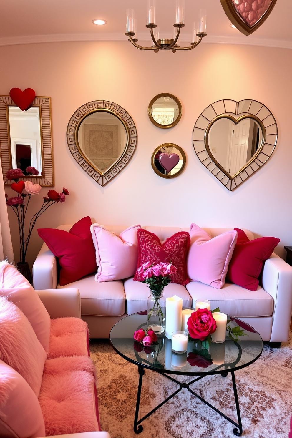 Small Living Room Valentines Day Decorating Ideas 24