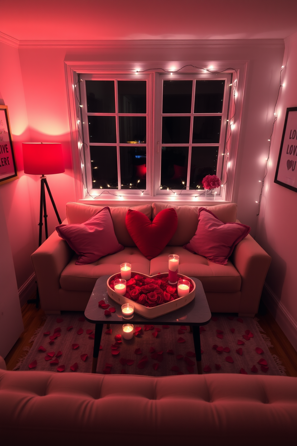 Small Living Room Valentines Day Decorating Ideas 27