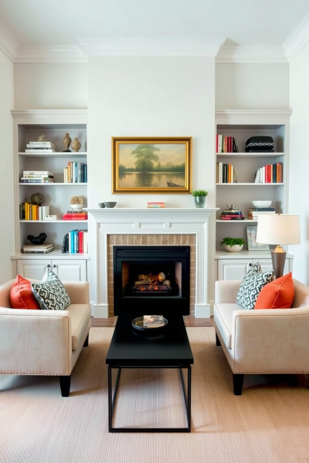 Small Living Room With Fireplace Design Ideas 23