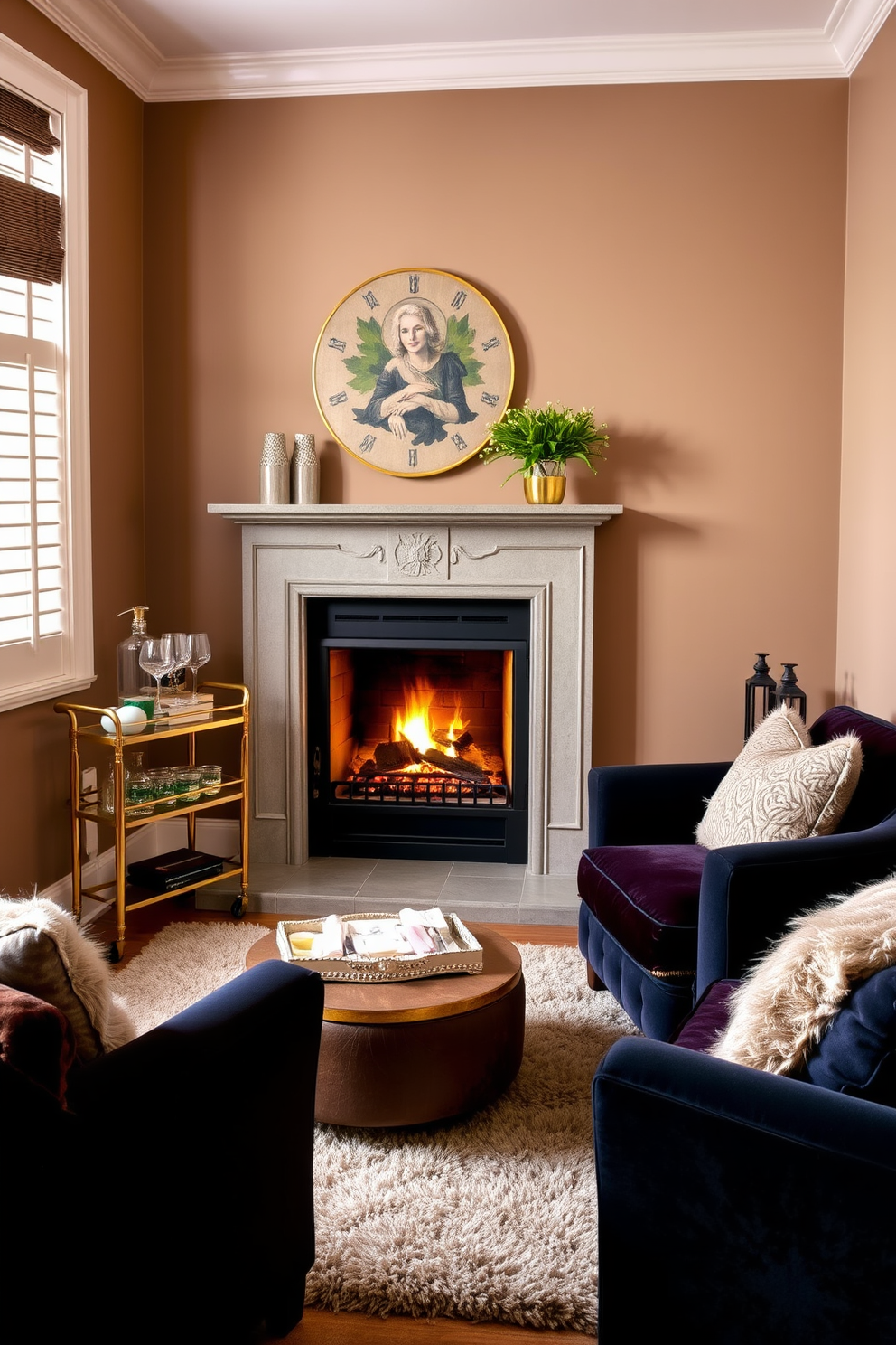 Small Living Room With Fireplace Design Ideas 25