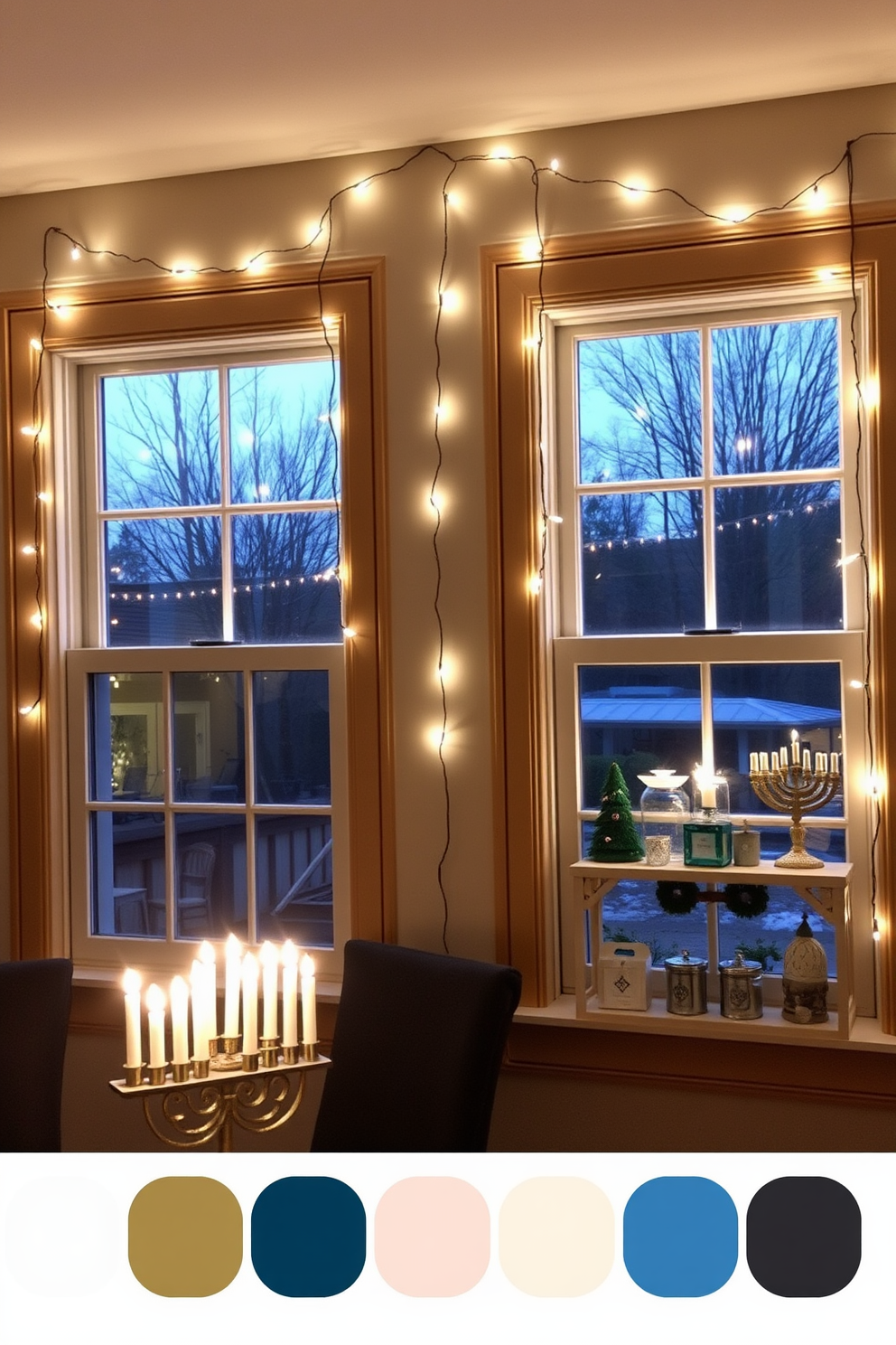 Small Space Hanukkah Decorating Ideas 1