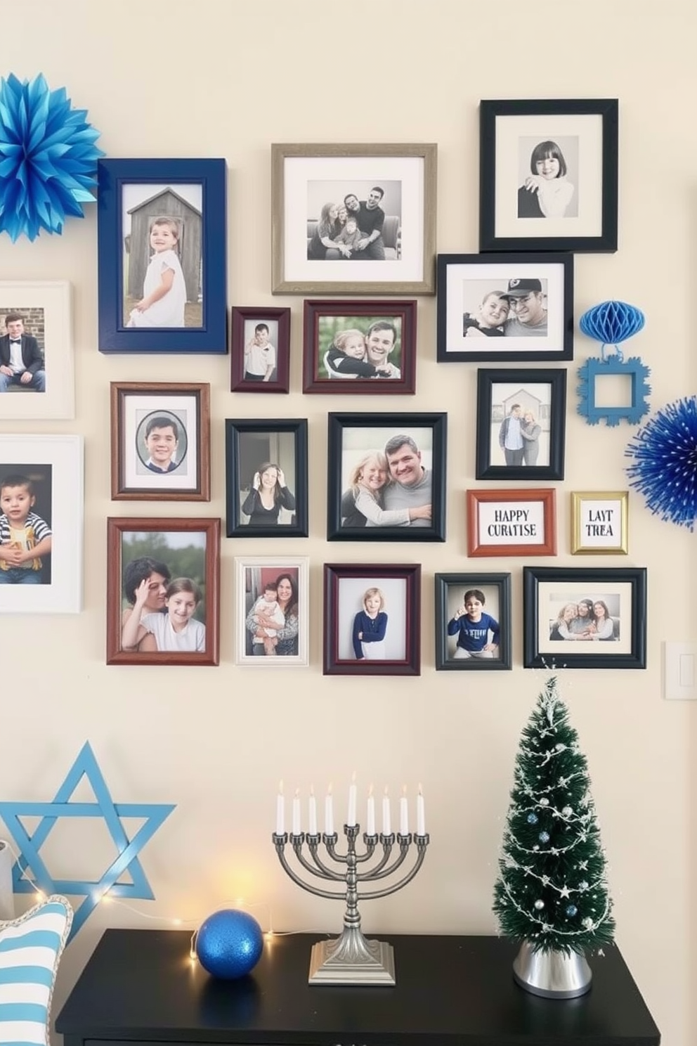 Small Space Hanukkah Decorating Ideas 12