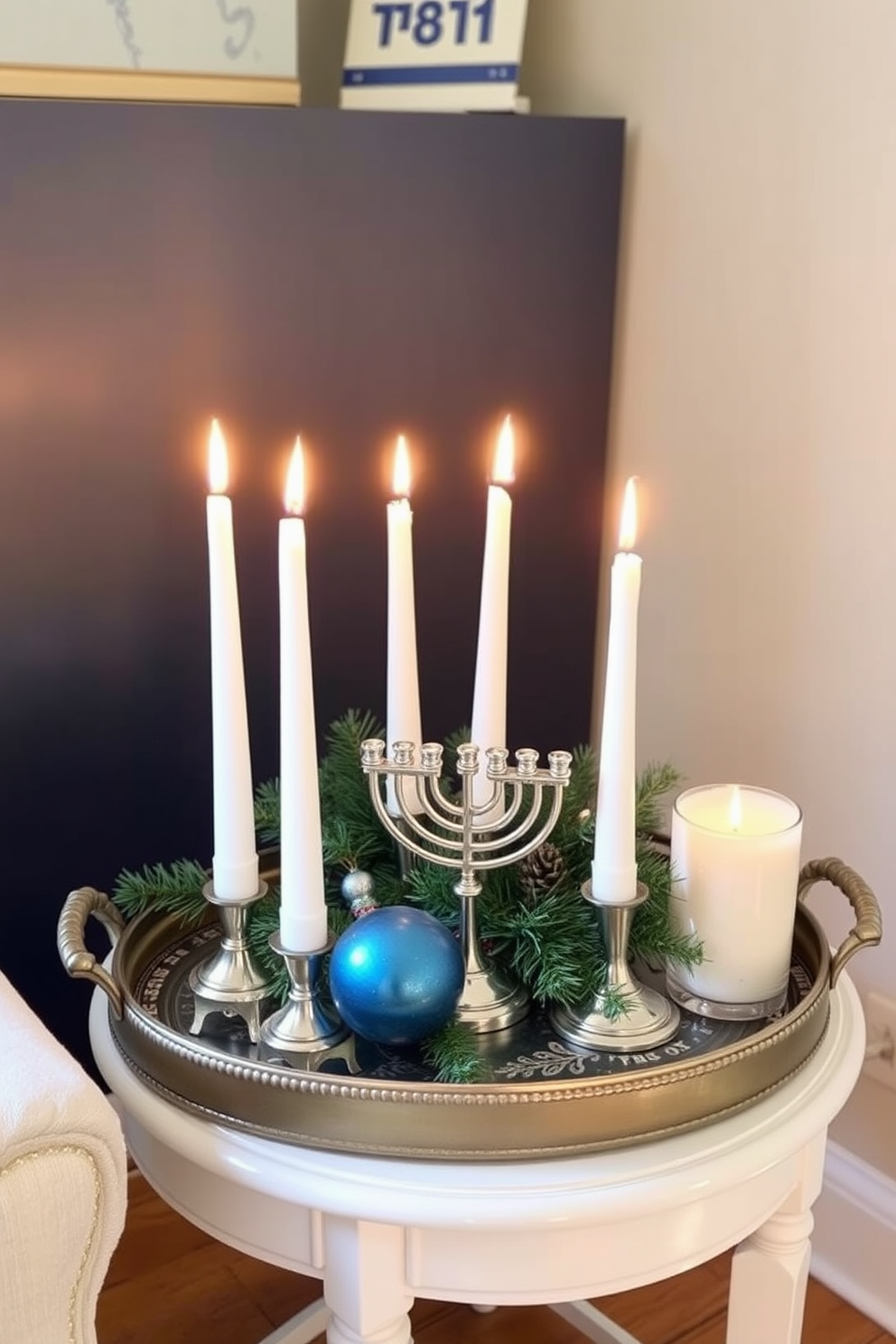 Small Space Hanukkah Decorating Ideas 13