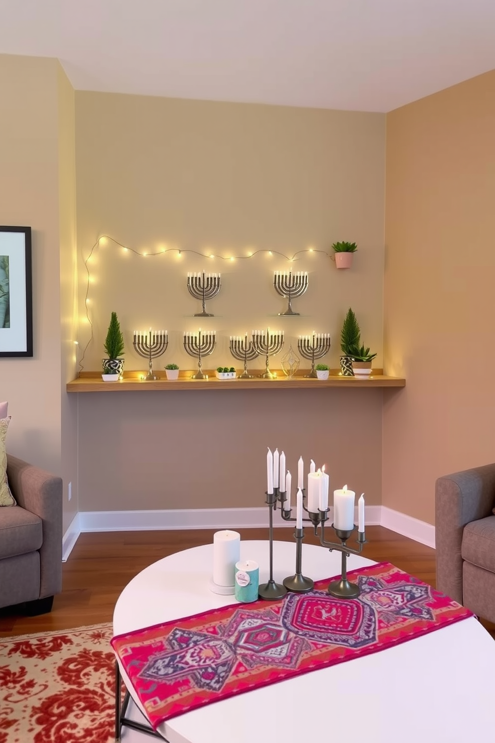 Small Space Hanukkah Decorating Ideas 18