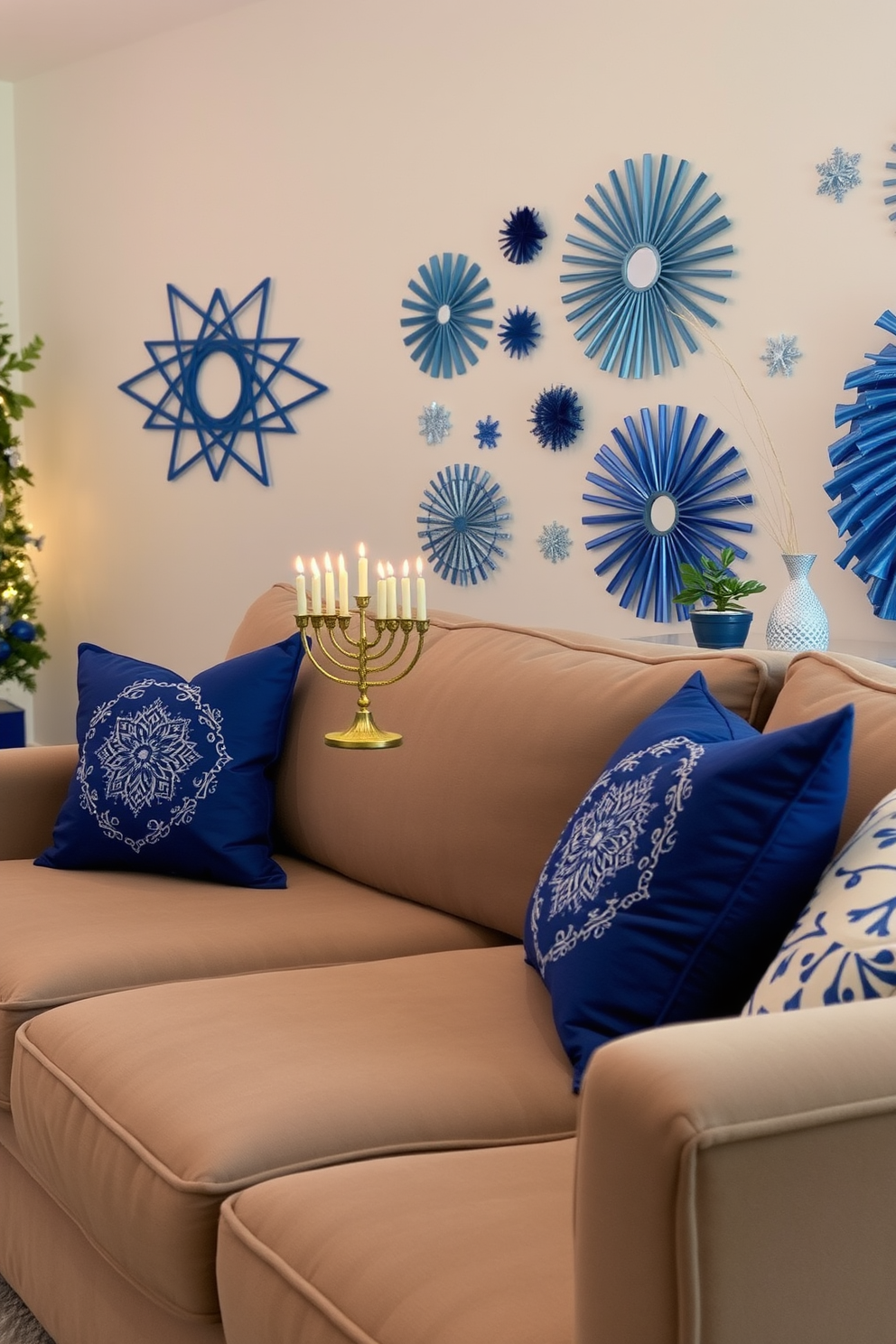 Small Space Hanukkah Decorating Ideas 2