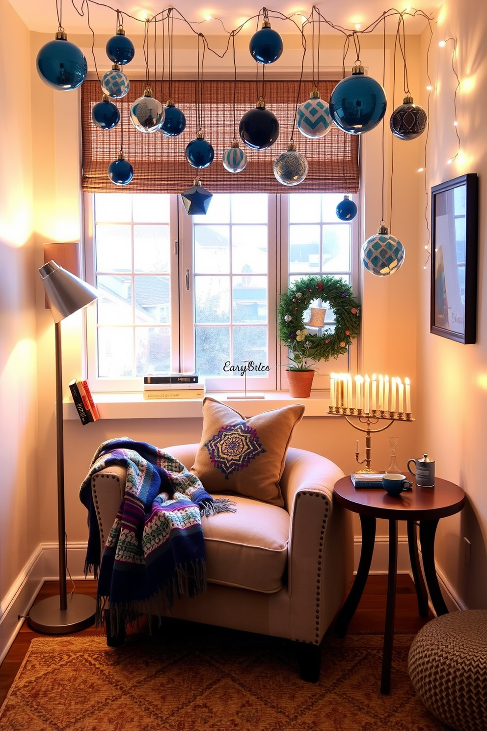 Small Space Hanukkah Decorating Ideas 28