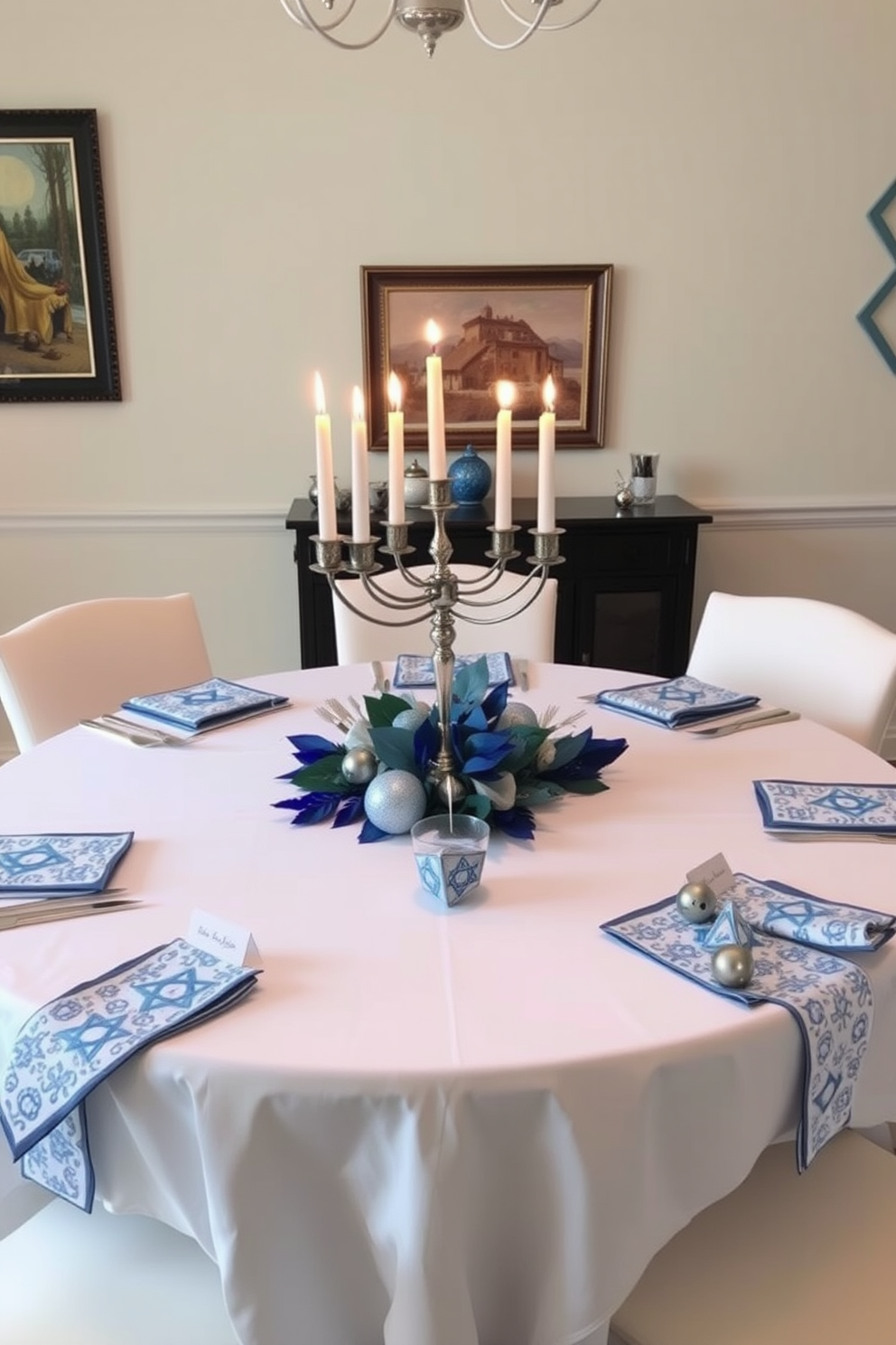 Small Space Hanukkah Decorating Ideas 30