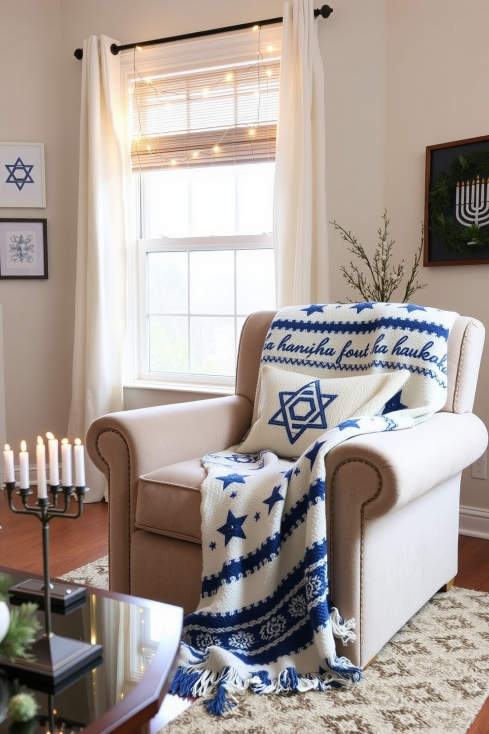 Small Space Hanukkah Decorating Ideas 5