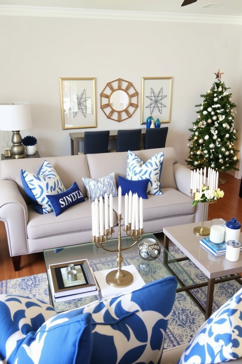 Small Space Hanukkah Decorating Ideas 7