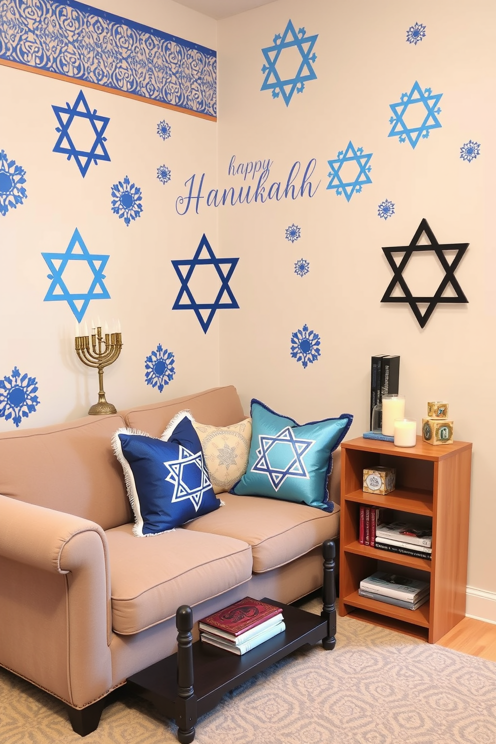 Small Space Hanukkah Decorating Ideas 8