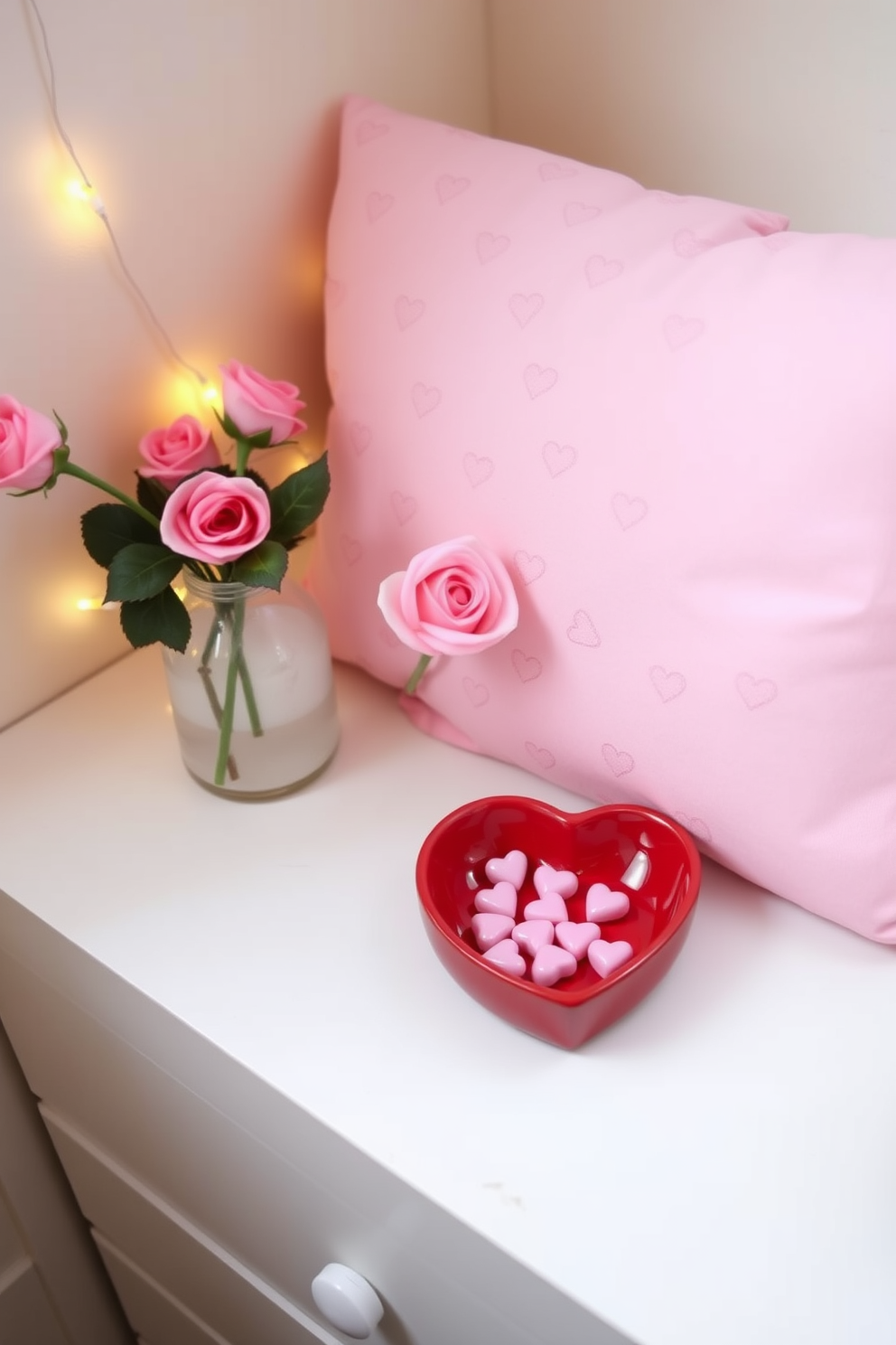 Small Space Valentines Day Decorating Ideas 17