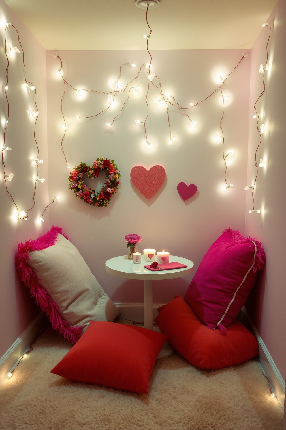 Small Space Valentines Day Decorating Ideas 19