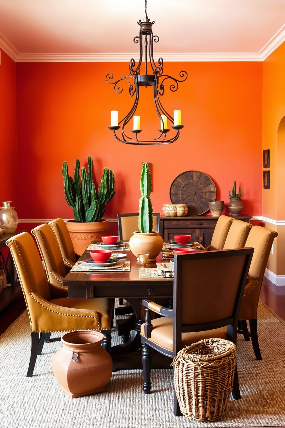 Southwestern Dining Room Design Ideas 15