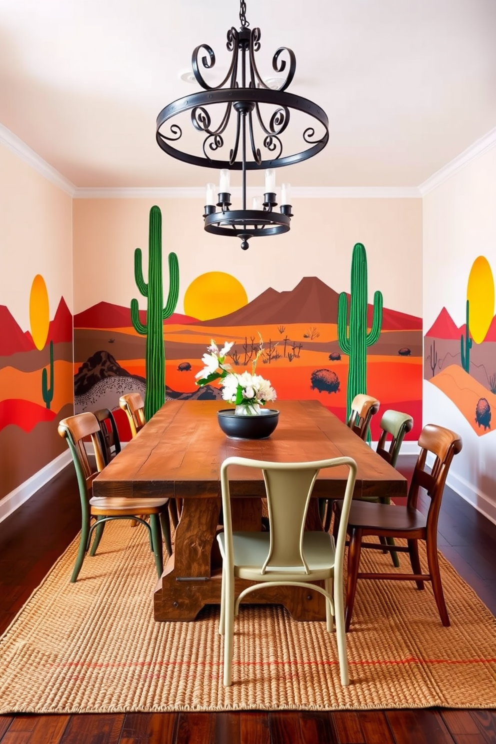 Southwestern Dining Room Design Ideas 20