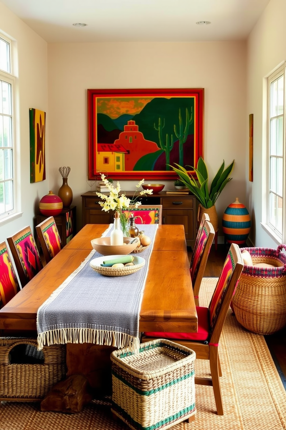 Southwestern Dining Room Design Ideas 23