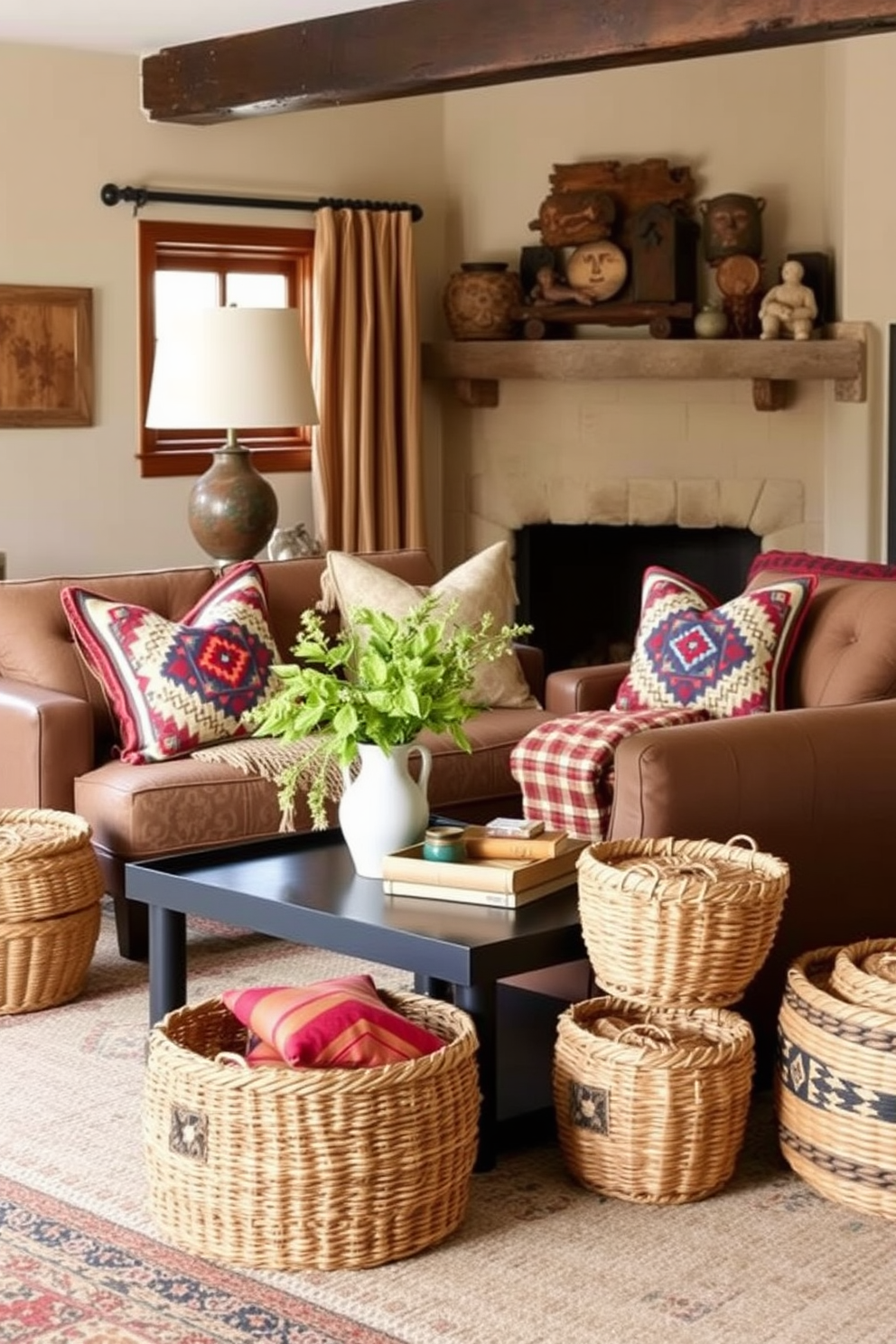 Southwestern Living Room Design Ideas 11