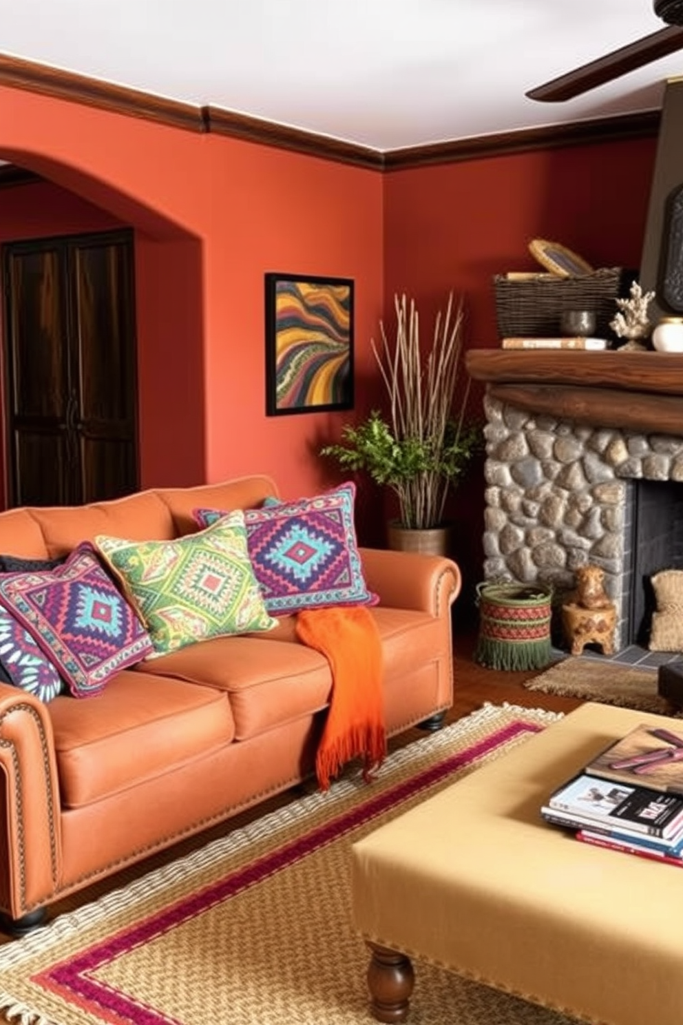 Southwestern Living Room Design Ideas 12