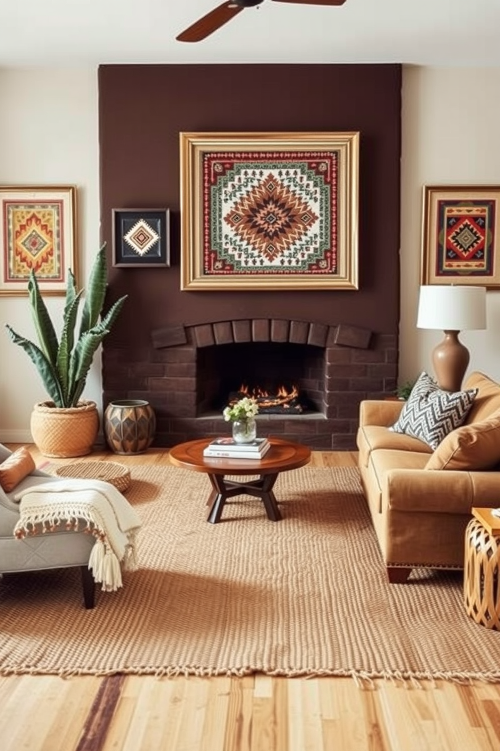 Southwestern Living Room Design Ideas 27