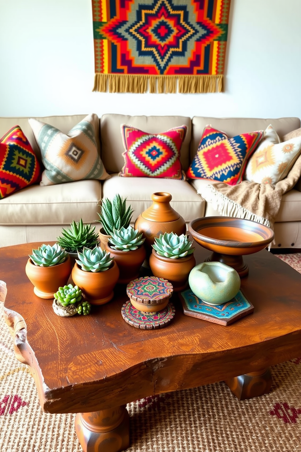 Southwestern Living Room Design Ideas 30