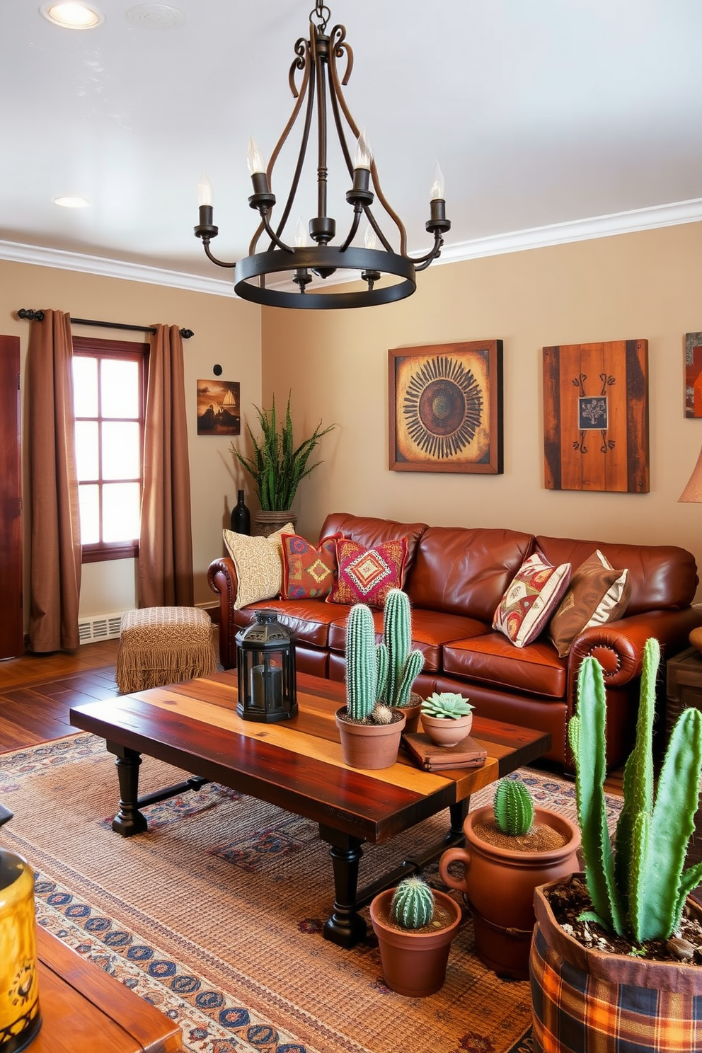 Southwestern Living Room Design Ideas 6