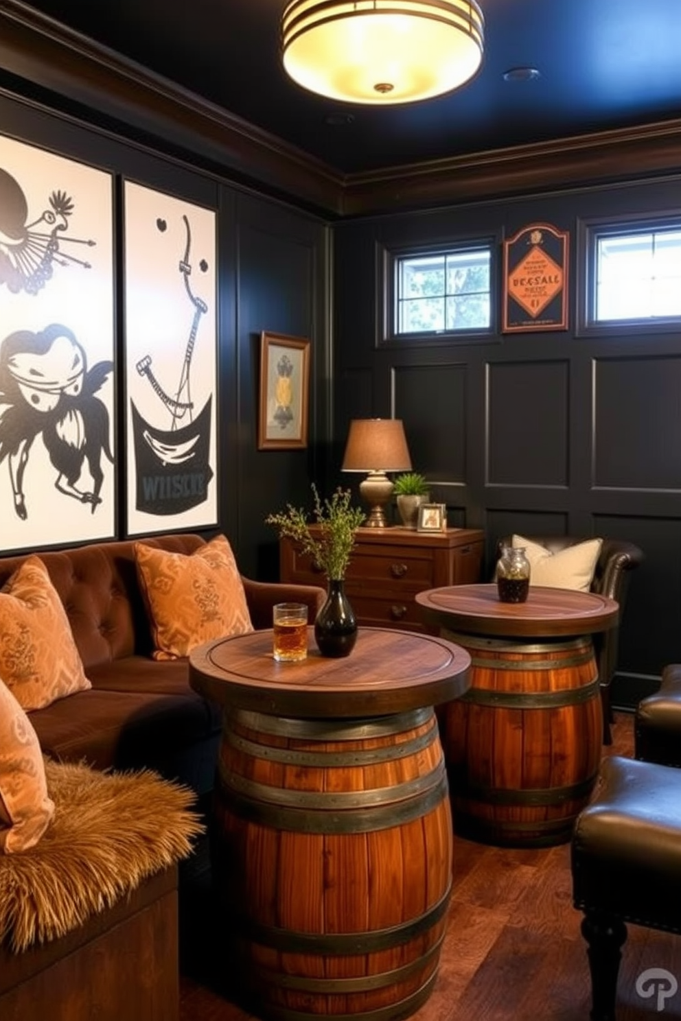 Speakeasy Basement Design Ideas 25