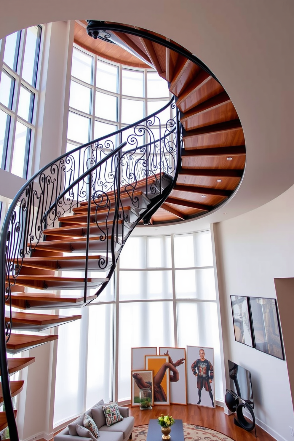 Spiral Staircase Design Ideas 19