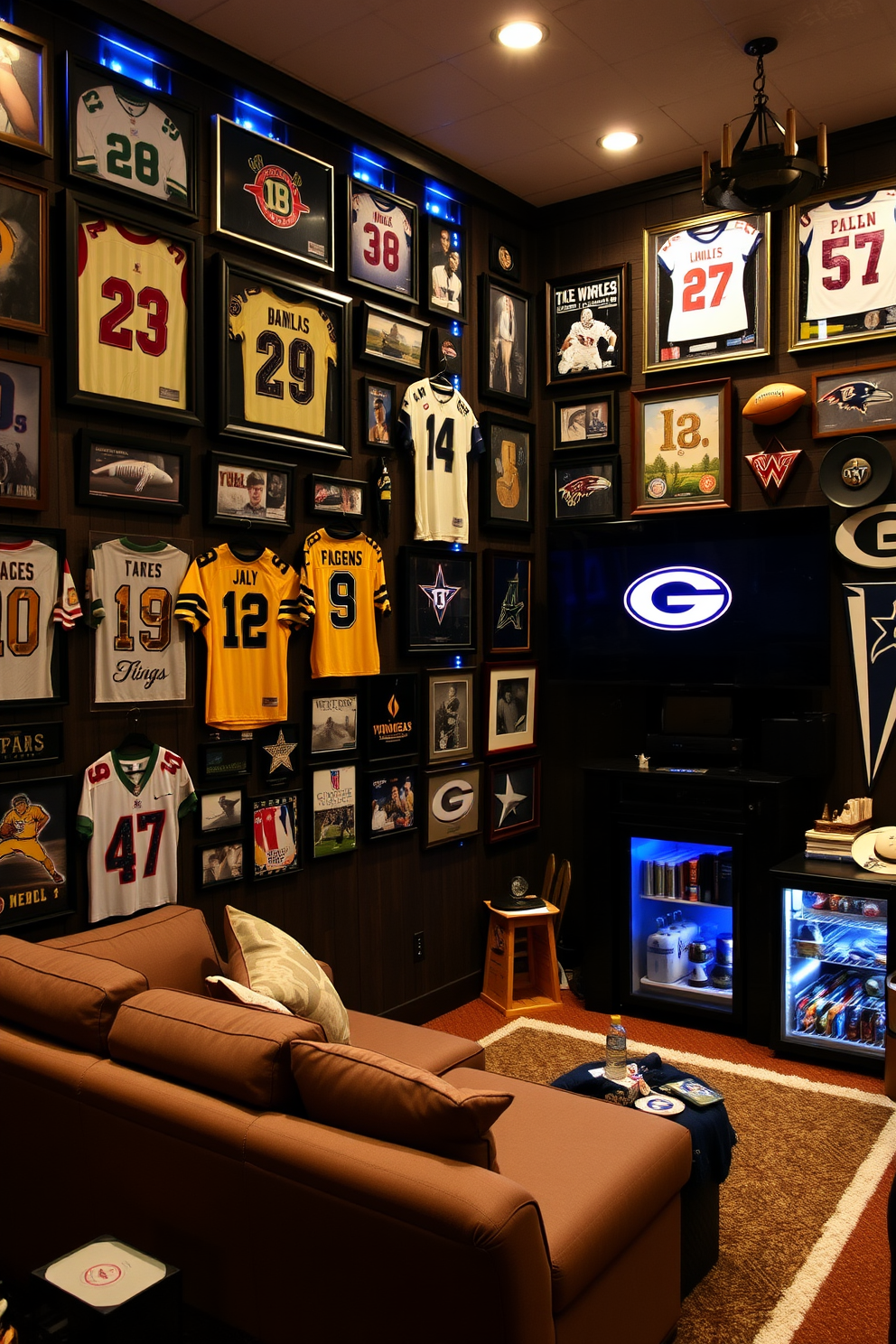 Sports Man Cave Design Ideas 1